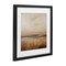 Stupell Industries Calm Abstract Landscape Neutrals Black Framed Print Under Glass, design by Creative Studio